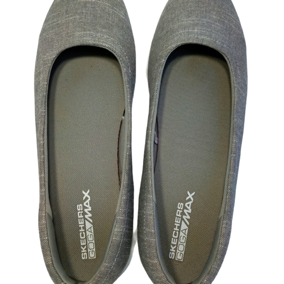 Skechers Goga Max GoStep Lite Gray Women's 10 - Picture 5 of 8